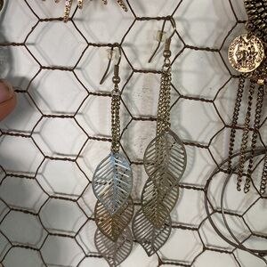 Feather Dangle Earrings